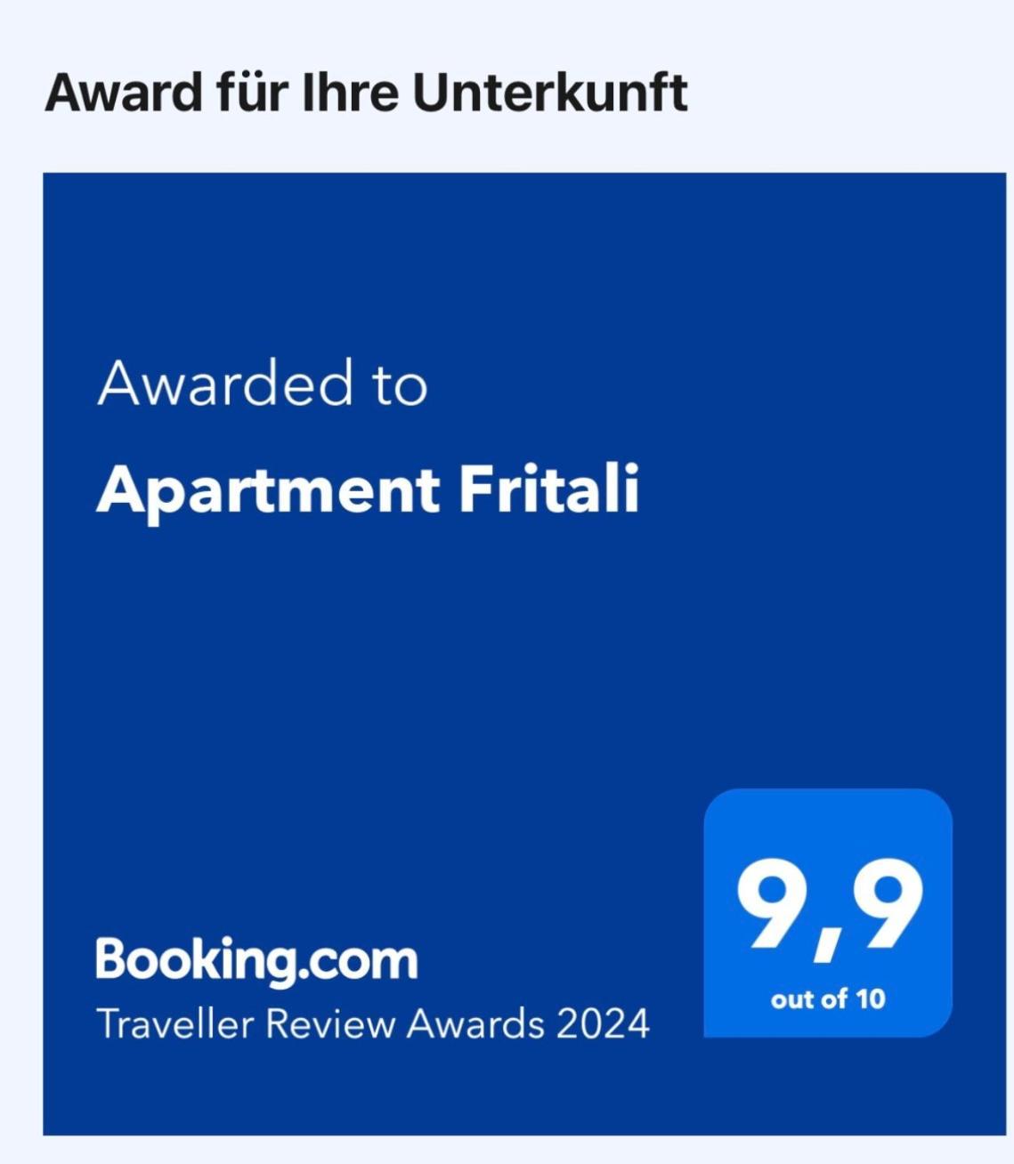 Apartment Fritali Tadten Екстериор снимка